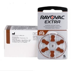 RAYOVAC - CAJA DE 60 PILAS PARA AUDIFONOS MEDICADOS 312