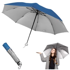 KELLER - Paraguas Plegable Sombrilla de Mano para Sol Lluvia K02 CL