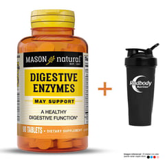 MASON NATURAL - VITAMINAS - DIGESTIVE ENZYMES 90 TAB SHAKER