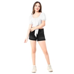 SQUEEZE - Short Denim Stretch Mujer Holisa