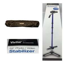 VIVITAR - TRIPODE DE ALUMINIO ACCESORIES STABILIZER AZUL