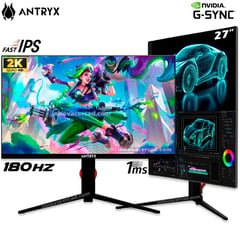 ANTRYX - MONITOR VISION IPX272QGT, 27" FAST IPS, 2K, 180 Hz, 1ms, G-Sync