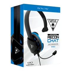TURTLE BEACH - Audifonos Gaming Recon Chat Ps4 Xbox One Y Celular Negro