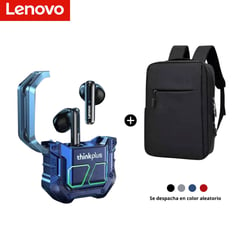 LENOVO - Audifonos Bluetooth XT81 Thinkplus Morado Mochila de regalo