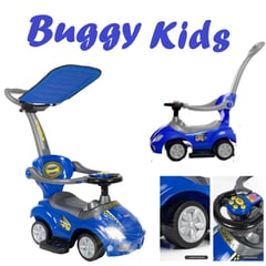 BABY HAPPY - Buggy Kids Correpasillos Musical Luces -Azul