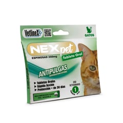 VETLINEX - ANTIPULGAS NEXPET GATO X 5 TABLETAS