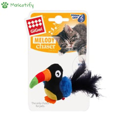 GIGWI - Melody Chaser Toucan - Juguete para gatos