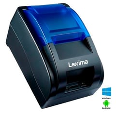 LEXIMA - Impresora ticketera térmica de 57mm con Interfaz USBBluetooth