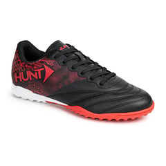 HUNT - ZAPATILLA DE FUTBOL CROSS TF NEGRO - ROJO