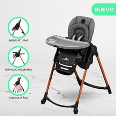 MAXI COSI - Silla de Comer Graduable 6en1 para Bebé «MINLA ESSENTIAL» Ligth Gray