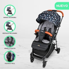 INFANTI - Coche Cuna de Paseo para Bebés «FOREST» Blue