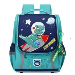 KAWAI - Mochila Escolar Dino astronauta con Llavero