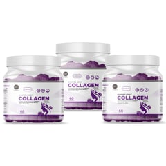 NIBRAY - Colageno Resveratrol Biotina Zinc Vitamina C Pack 3x2 Gummies Adult