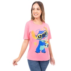 SQUEEZE - Polos Jersey Mujer Stitch_Disney
