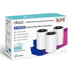 TP LINK - Deco X80 3pack Ax6000 Dual-band Mesh Wifi 6 System