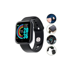 GENERICO - Smartwatch Y68-D20 - hombre y mujer - Color Negro