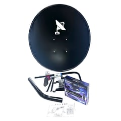 RST - KIT TV SATELITAL CON ANTENA PARABOLICA 90CM DECO AIMSAT DS3000