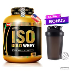 LEVEL PRO - PROTEÍNA ISOLATADA ISO GOLD WHEY 3KG VAINILLA