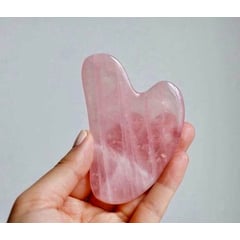 GENERICO - Gua sha de cuarzo rosa natural