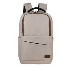 TEROS - Mochila Laptop Mujer Notebook Casual Ejecutiva Beis 156 Poliester