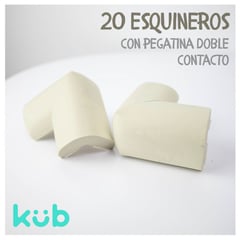 KUB - Cubre Esquinas contra Golpes Bebés Seguridad 20pcs