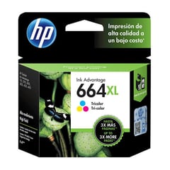 HP - CARTUCHO 664XL TRICOLOR