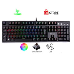 VSG - Teclado Mecanico Alnilam Negro Switch Kailh Marrón Rgb Español