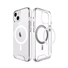 GENERICO - CASE PARA IPHONE 14 PRO CLEAR FUNDA CON MAGSAFE TRANSPARENTE