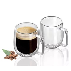 ICHIMATSU - Set de 2 tazas de té y café doble Pared 250ml -