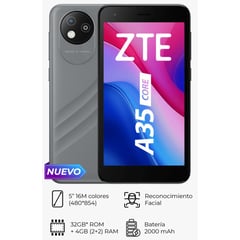 ZTE - A35 CORE 2 +2RAM / 32GB GRIS