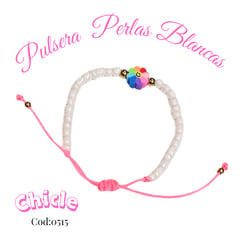 GENERICO - Pulsera perlas Blancas