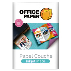 OFFICE PAPER - Papel Couche Mate Inkjet 120g por 10 Hojas A4