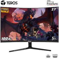 TEROS - Monitor Curvo 27 TE-2730S Full HD 100HZ 5MS HDMI VGA