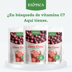 EXOTICA - Tripack Camu Camu polvo atomizado x 100 gr