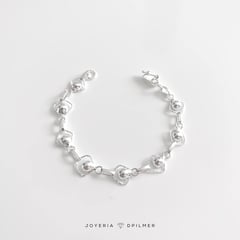 JOYERIA D'PILMER - PULSERA DE PLATA LEY 950