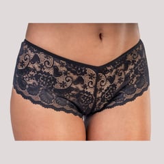 SINTABOO - BOXER DESIRE LACE DE ALGODÓN PERUANO Y ENCAJE COLOMBIANO