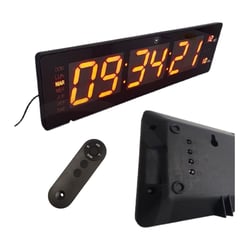 GENERICO - Reloj Digital Led Pared Con Cronometro Multifuncional Alarma