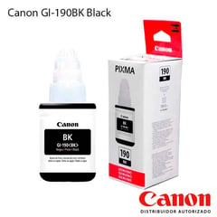 CANON - Botella de Tinta GI-190 Negro con caja