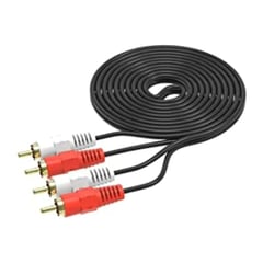 NEXUS - Cable RCA a RCA 2x2 para audio 3 mts