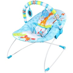 COSCO - Silla Mecedora para Bebe Nido Paraiso Azul