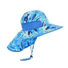 THE BABY SPOT - Sombrero con protección UV UPF 50 para niños MARINO
