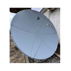 RST - ANTENA PARABOLICA SATELITAL 240CM 6 PETALOS FOCO CENTRAL BASE CIRCULAR