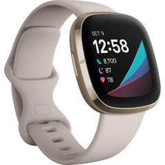 FITBIT - Sense GPS Smartwatch - BlancoDorado