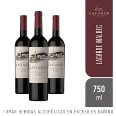 LAGARDE - PACK VINO MALBEC