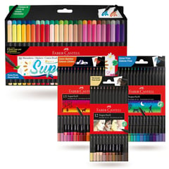 FABER-CASTELL - Pack Especial Colores y Plumones SuperSoft x 92