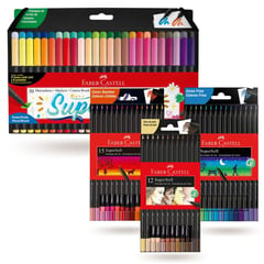 FABER CASTELL - Pack Especial Colores y Plumones SuperSoft x 92