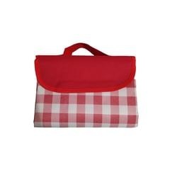 GENERICO - MANTA IMPERMEABLE PICNIC DISEÑO CUADROS ROJO 2 M X 1.5 M