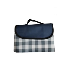 GENERICO - MANTA IMPERMEABLE PICNIC DISEÑO CUADROS AZUL 2 M X 1.5 M