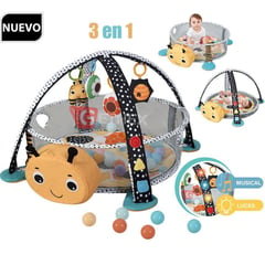 BABY WORLD - GIMNASIO MUSICAL CON LUCES Y PELOTAS DE COLOR ¿