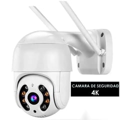 OEM - Cámara de Vigilancia 4K (real) conexion WiFi y RED, PTZ